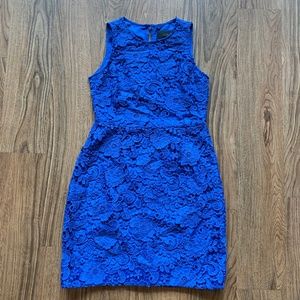 J Crew Sleeveless floral lace sheath dress